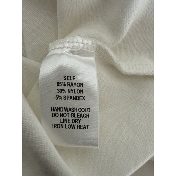 Lulus Off The Shoulder Stretch Bodysuit Women Size M Ivory White *Flaw - Picture 5 of 11